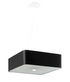 Lámpara de araña LOKKO 45 negra + 5 bombillas LED E27 3000K Cálida 7,5W 620lm