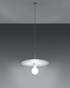FLAVIO lámpara colgante blanco + 1x bombilla LED E27 3000K Cálido 7,5W 620lm