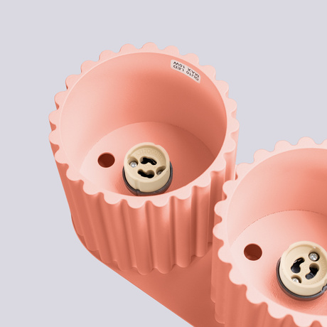 Lámpara de techo AURA 2 melocotón GU10