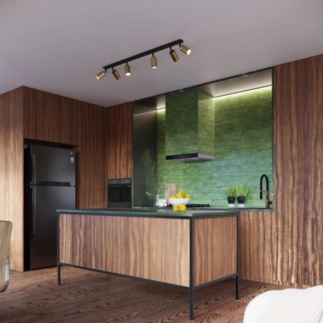 Lámpara de mesa WINX negro/oro