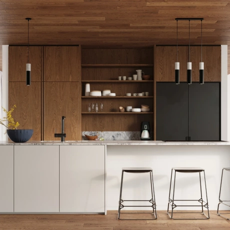 Lámpara colgante BORGIO 2 negra