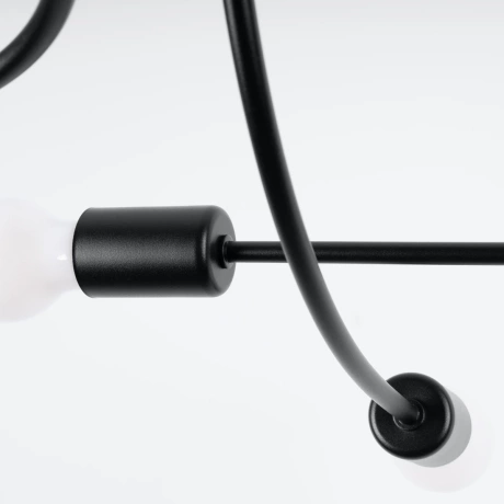 Araña LEVAR 6 negra