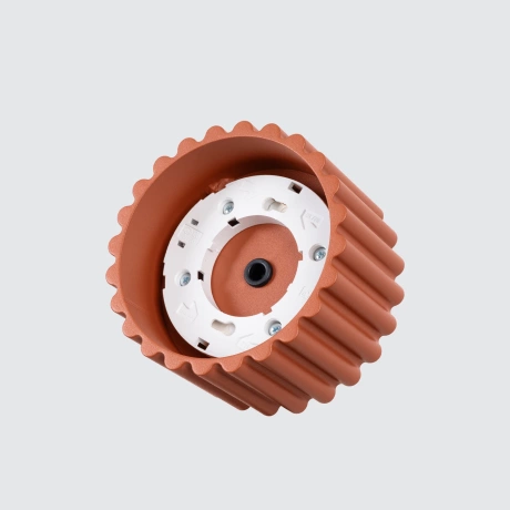 Lámpara de techo AURA 1 rojo ochra Gx53