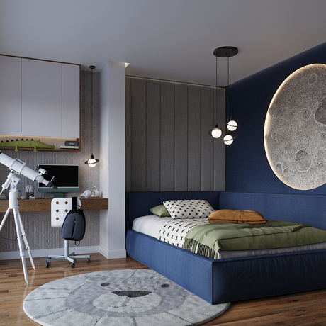 Lámpara colgante HYPERION 3P negra + 3x bombilla LED G9 4000K Frío 4,5W 460lm