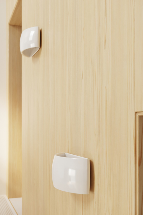 PONTIUS aplique lacado blanco brillo + 1x bombilla LED G9 3000K Warm 4.5W 510lm