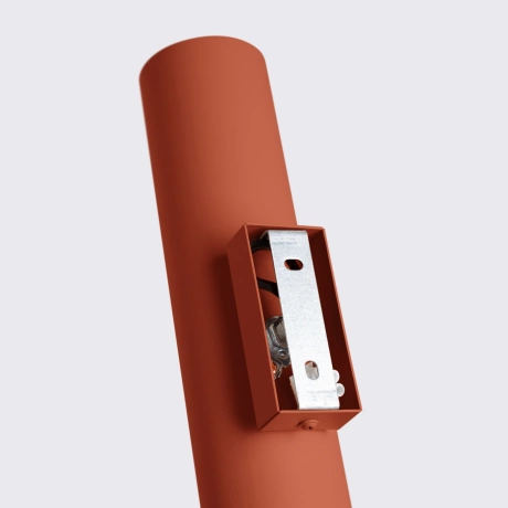 Aplique LAGOS 2 rojo ocre