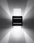 Aplique LORETO negro + 1x bombilla LED G9 4000K Fría 4,5W 530lm