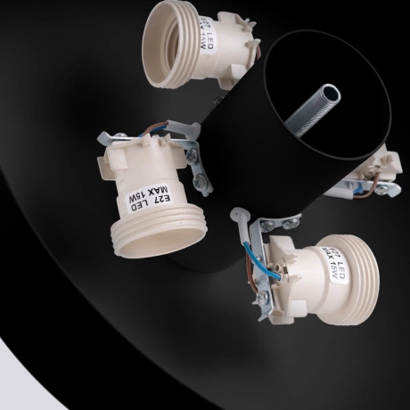 Lámpara de techo OMIQ negra