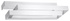 Aplique FROST blanco + 2x bombilla LED G9 4000K Fría 4,5W 530lm