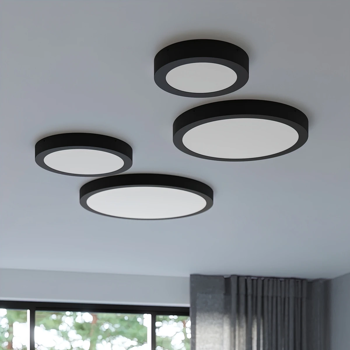 Lámpara de techo ONYX 40 LED blanco 3000K