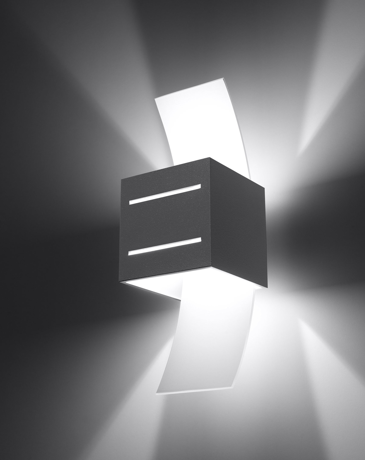 Aplique LORETO gris + 1x bombilla LED G9 3000K Warm 4.5W 510lm