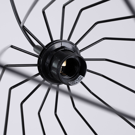 Lámpara colgante TRAPO negra