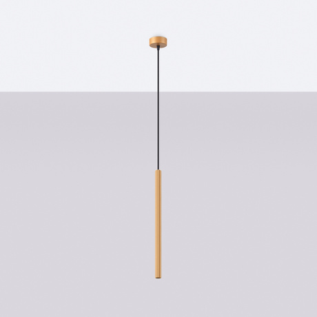 Lámpara colgante ARCHE 1 oro + 1x bombilla LED G9 3000K Cálida 4,5W 450lm