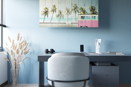 Lámpara de escritorio ARBY blanca + 1x bombilla LED E27 3000K cálida 7,5W 620lm