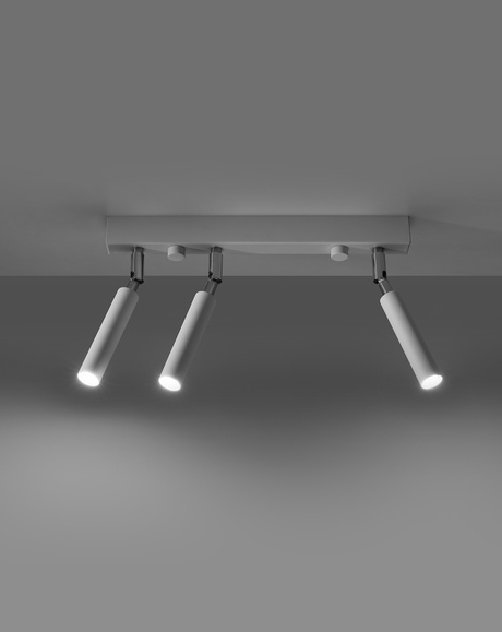 Plafond EYETECH 3 blanco + 3x bombilla LED G9 3000K Cálido 4.5W 510lm