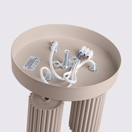 Lámpara de techo KARBON 3P taupe