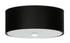 Plafond SKALA 30 negro + 3x bombilla LED E27 3000K Cálida 7,5W 620lm