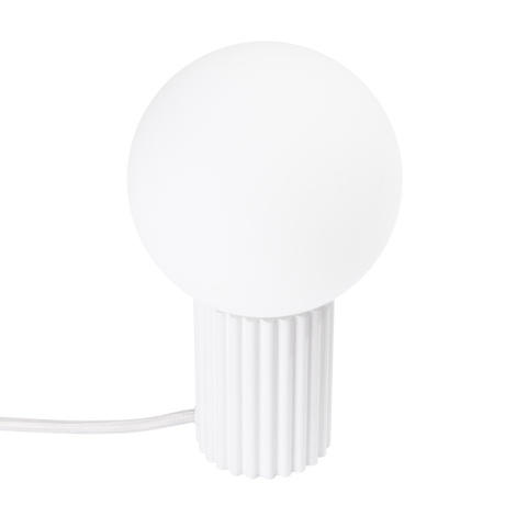 Lámpara de mesa HALO blanca