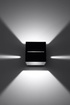 Aplique LOBO negro + 1x bombilla LED G9 3000K Warm 4.5W 510lm