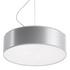 Lámpara colgante ARENA 35 GRIS + 2x bombilla LED E27 3000K Cálida 7,5W 620lm