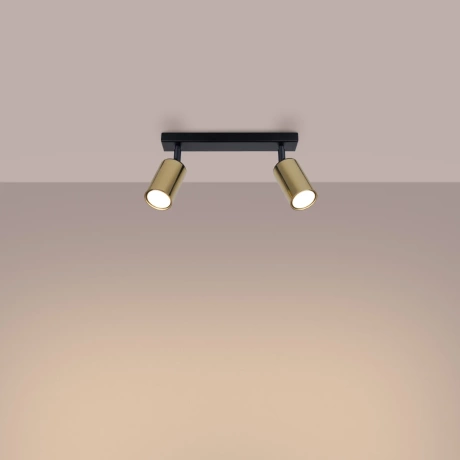 Lámpara de techo WINX 2 negro/oro