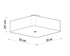 Plafond LOKKO 55 negro + 5x bombilla LED E27 4000K Fría 7,5W 650lm