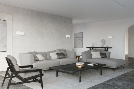 Lámpara de pared TILA 30 blanca + 1x bombilla LED G9 3000K Cálida 4,5W 510lm