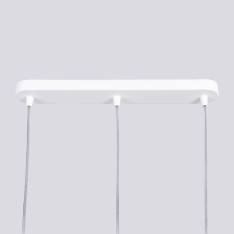 Lámpara colgante LIRO 3L blanca