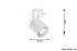 Plafond LAROSA 1 blanco