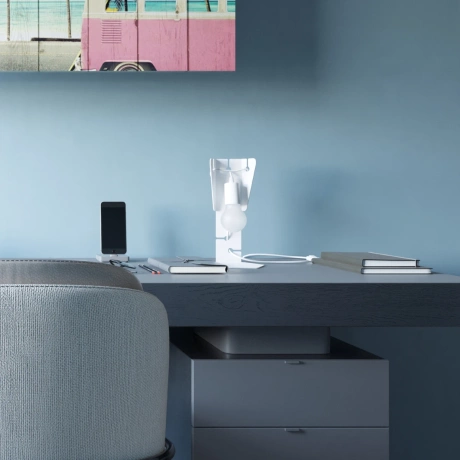 Lámpara de mesa ARBY blanca