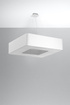 URANO 80 lámpara de araña blanco + 8x bombilla LED E27 3000K Cálido 7.5W 620lm