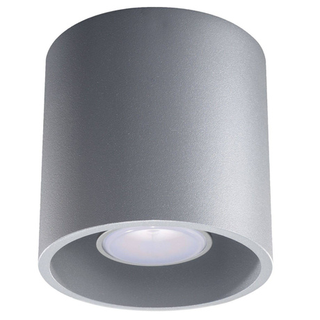 Plafond ORBIS 1 gris + 1x bombilla LED GU-10 4000K Fría 7W 630lm