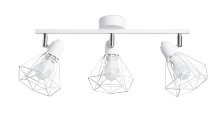 Plafond ARTEMIS 3 blanco + 3x bombilla LED E14 3000K Cálido 7,5W 620lm