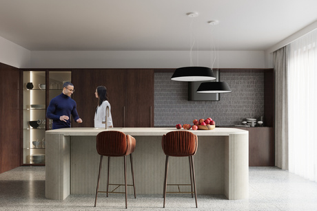 Plafond VEGA 60 negro + 5x bombilla LED E27 3000K Cálida 7,5W 620lm