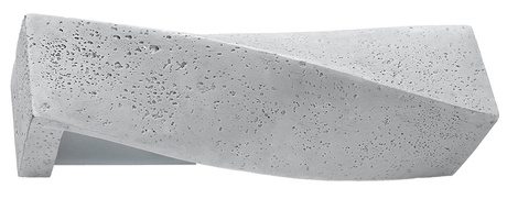 Aplique de hormigón Sigma + 2x bombilla LED E27 4000K Fría 7,5W 650lm