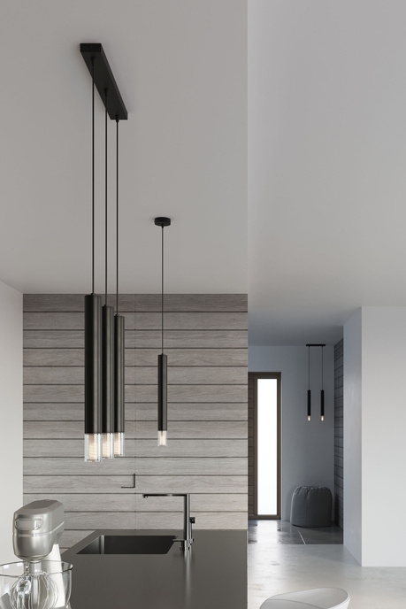 WEZYR 2 lámpara colgante negro + 2x bombilla LED G9 3000K Warm 4.5W 510lm