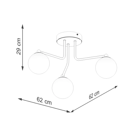 Araña ASTRAL 3 negra