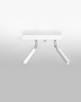 Plafond EYETECH 2 blanco + 2x bombilla LED G9 3000K Cálido 4,5W 510lm