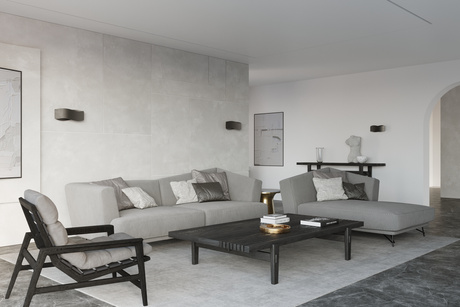 Aplique TILA 40 negro + 2x bombilla LED G9 4000K Fría 4,5W 530lm