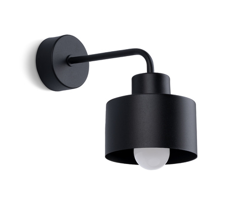 Aplique SAVAR 1 negro + 1x bombilla LED E27 4000K Fría 7,5W 690lm