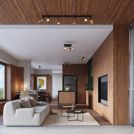 Aplique WINX negro/oro + 1x bombilla LED GU-10 3000K Cálido 7W 510lm