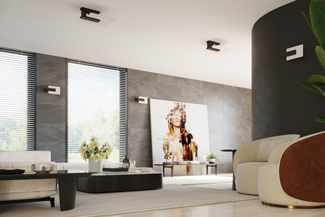 Plafond LAPPO wenge + 2x bombilla LED E27 4000K Fría 7,5W 650lm