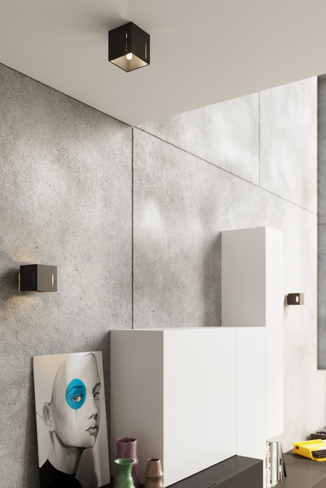 Aplique PIXAR negro + 1x bombilla LED G9 4000K Fría 4,5W 530lm