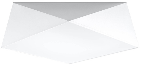 Plafond HEXA 45 BLANCO + 3x Bombilla LED E27 4000K Fría 7,5W 650lm