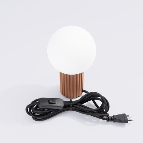 Lámpara de mesa HALO moca