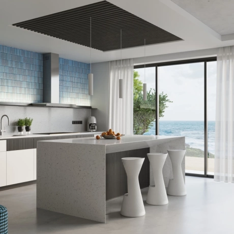 Lámpara de techo KARBON 40 blanca