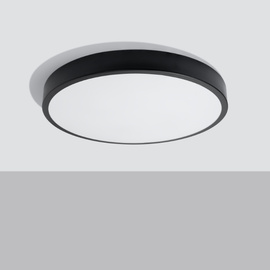 Plafón ONYX 60 negro LED 3000K