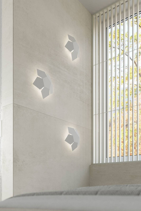 Aplique PENTA blanco + 2x bombilla LED G9 4000K Fría 4,5W 530lm