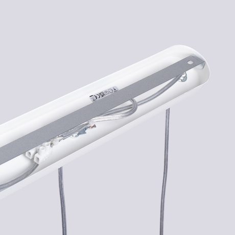 Lámpara colgante LAMI 3L blanca