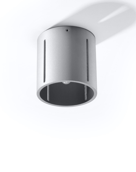 Plafond INEZ gris + 1x bombilla LED G9 3000K cálida 4,5W 510lm